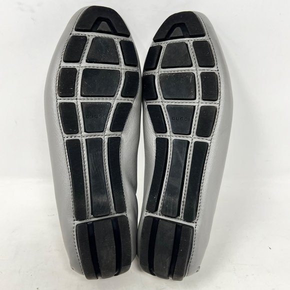 Gucci Womens Horsebit Bit Driving Moccasin Loafer Gray Size 39‎ / 8.5 VGC - Picture 11 of 12